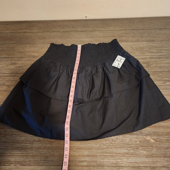 HT 360 Collective Layered Mini Skirt NWT Black 2XL - Picture 2 of 11